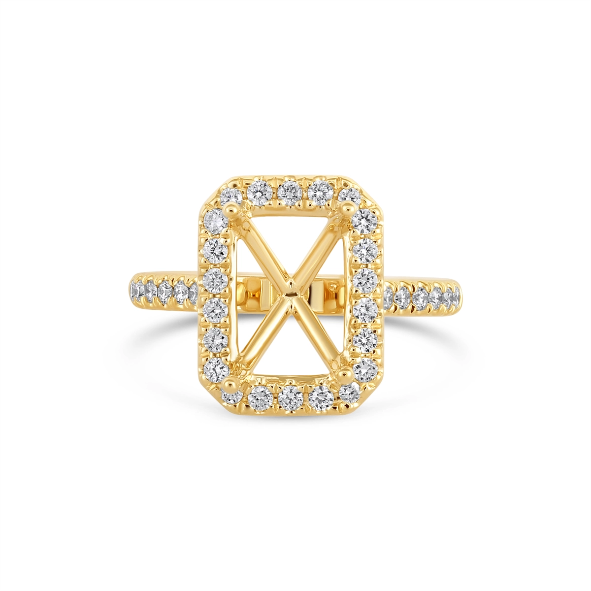 Engagement Collections Engagement Rings in Yellow Gold containing Diamond 460844