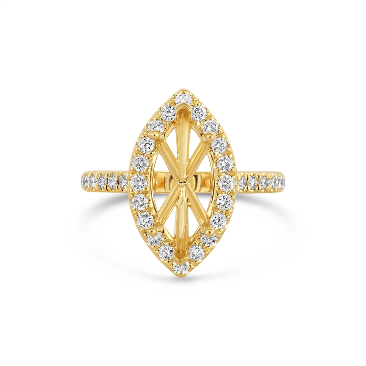 Engagement Collections Engagement Rings in Yellow Gold containing Diamond 460848