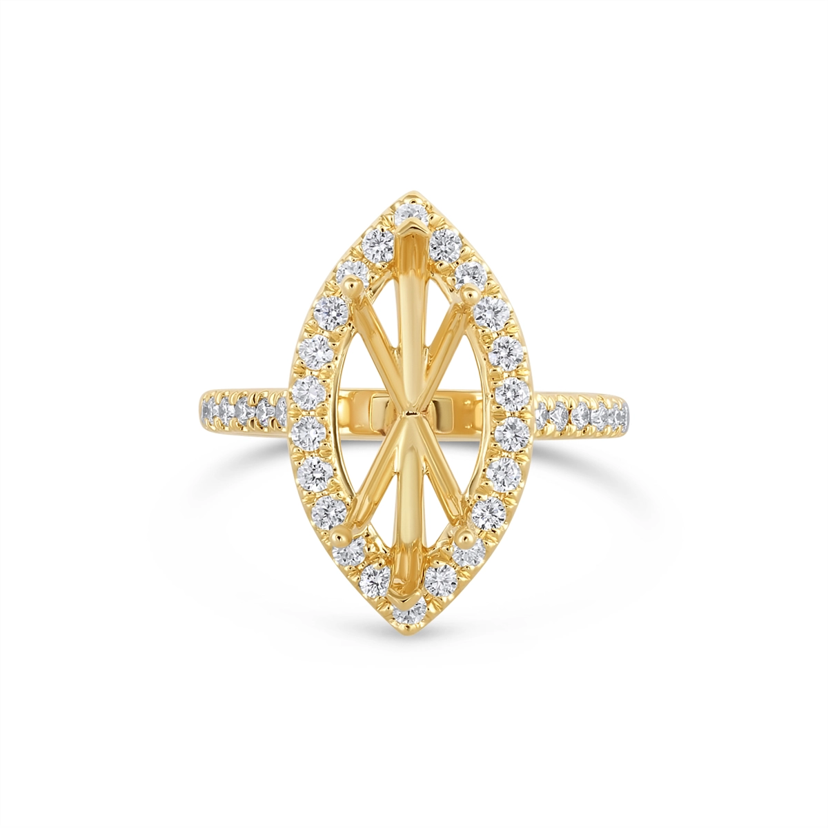 Engagement Collections Engagement Rings in Yellow Gold containing Diamond 460850