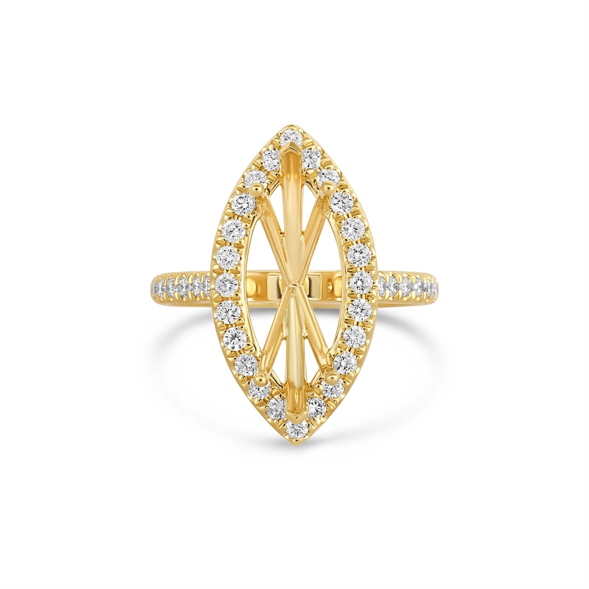 Engagement Collections Engagement Rings in Yellow Gold containing Diamond 460852