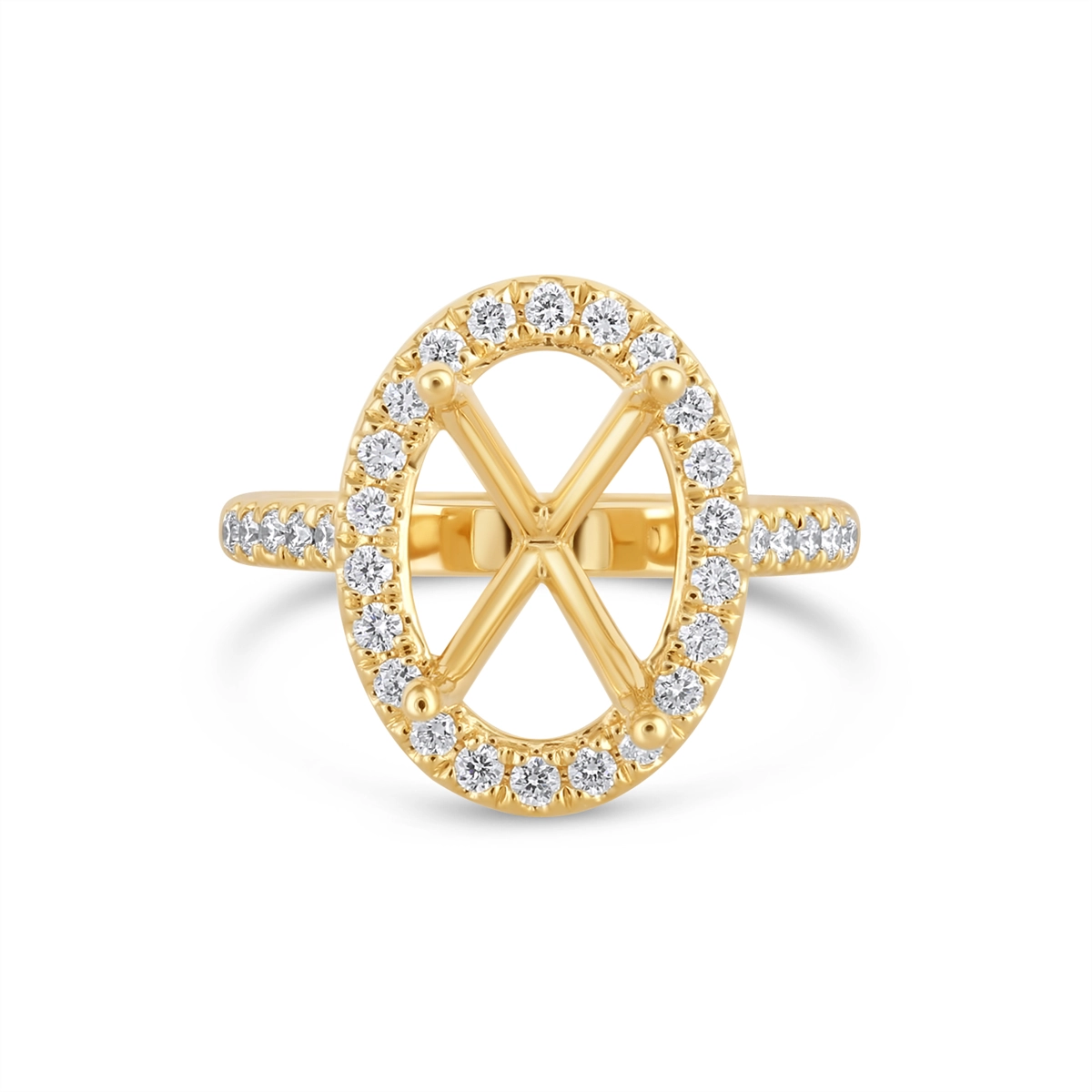 Engagement Collections Engagement Rings in Yellow Gold containing Diamond 460857