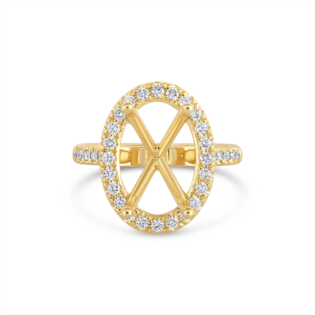 Engagement Collections Engagement Rings in Yellow Gold containing Diamond 460858