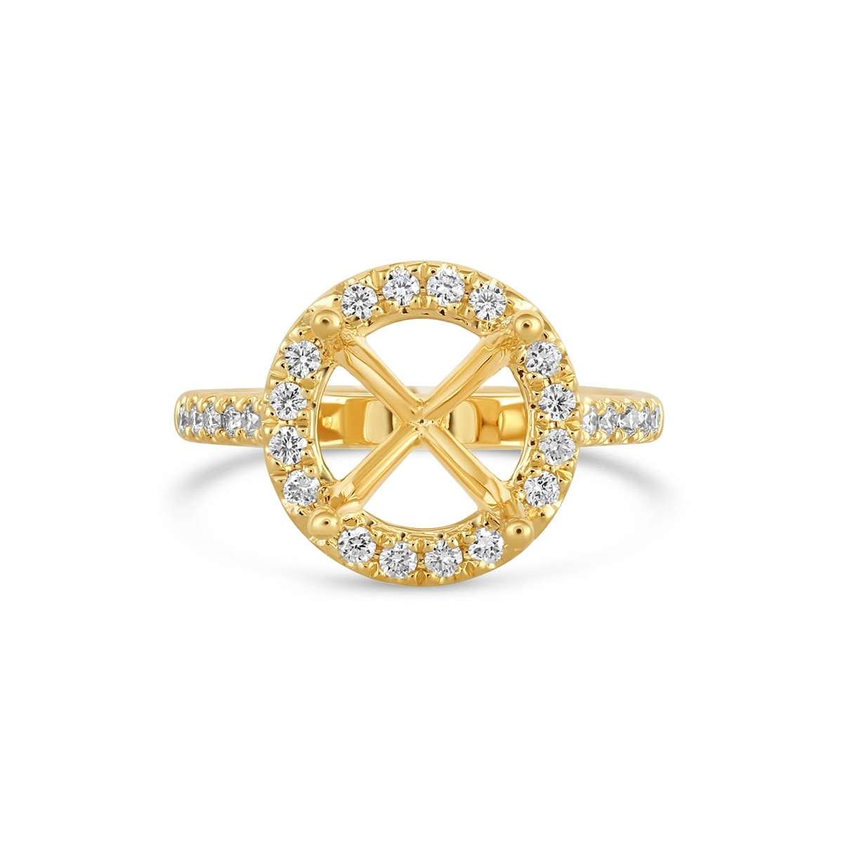 Engagement Collections Engagement Rings in Yellow Gold containing Diamond 460859