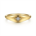 Gabriel & Co Wedding Rings in Yellow Gold containing Diamond LR52243Y45JJ