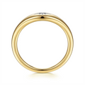 Gabriel & Co Wedding Rings in Yellow Gold containing Diamond LR52243Y45JJ