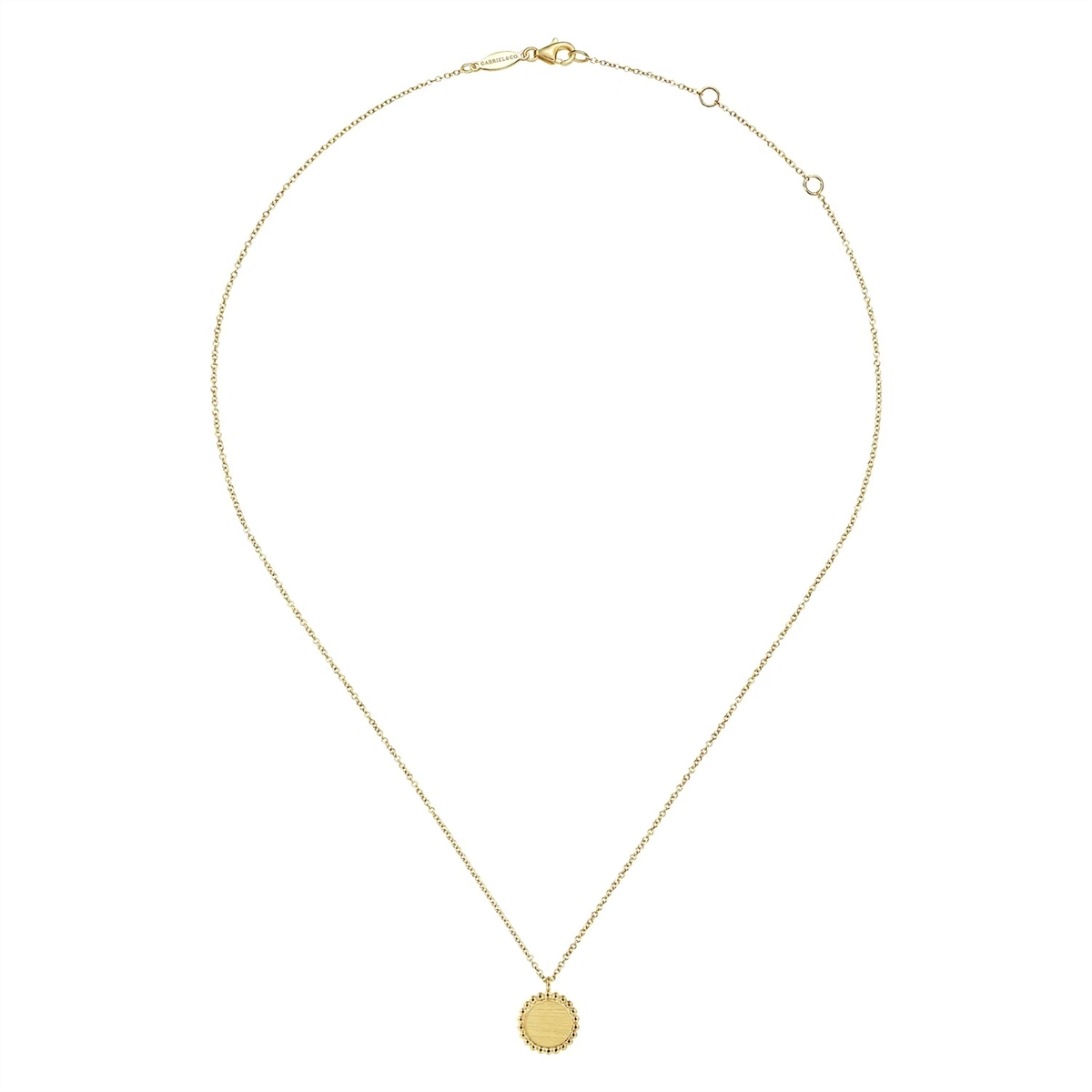 Gabriel & Co Necklaces in Yellow Gold NK6462Y4JJJ