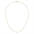 Gabriel & Co Necklaces in Mixed Metals containing Diamond NK6469M45JJ