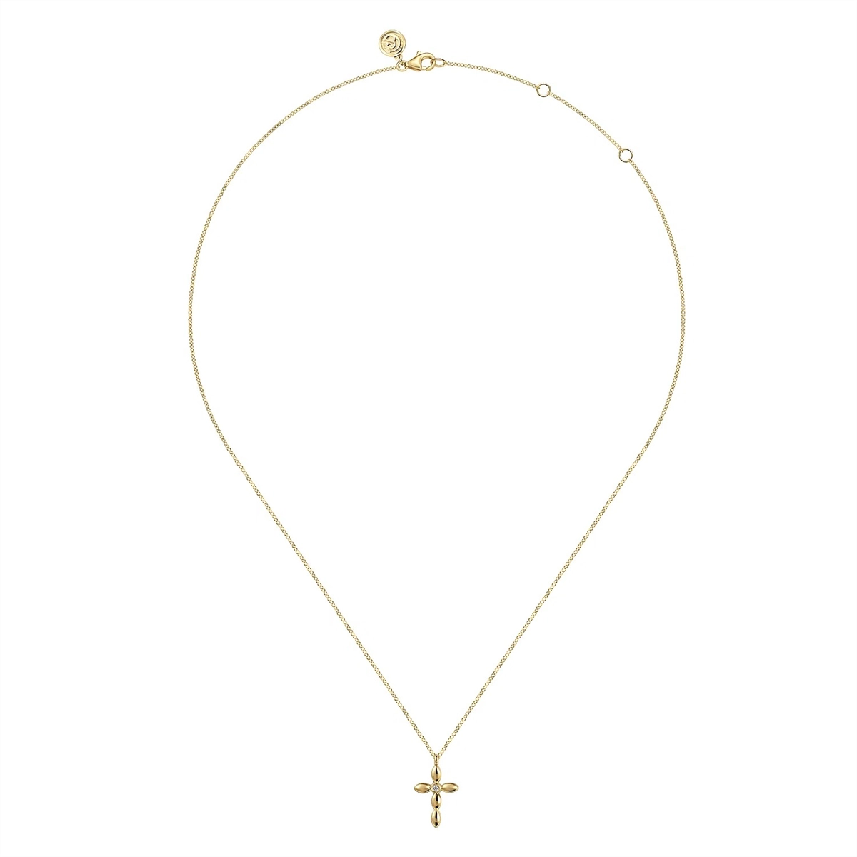 Gabriel & Co Necklaces in Yellow Gold containing Diamond NK7654Y45JJ