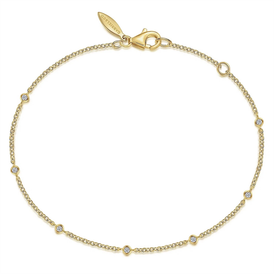 Gabriel & Co Bracelets in Yellow Gold containing Diamond TB4354Y45JJ