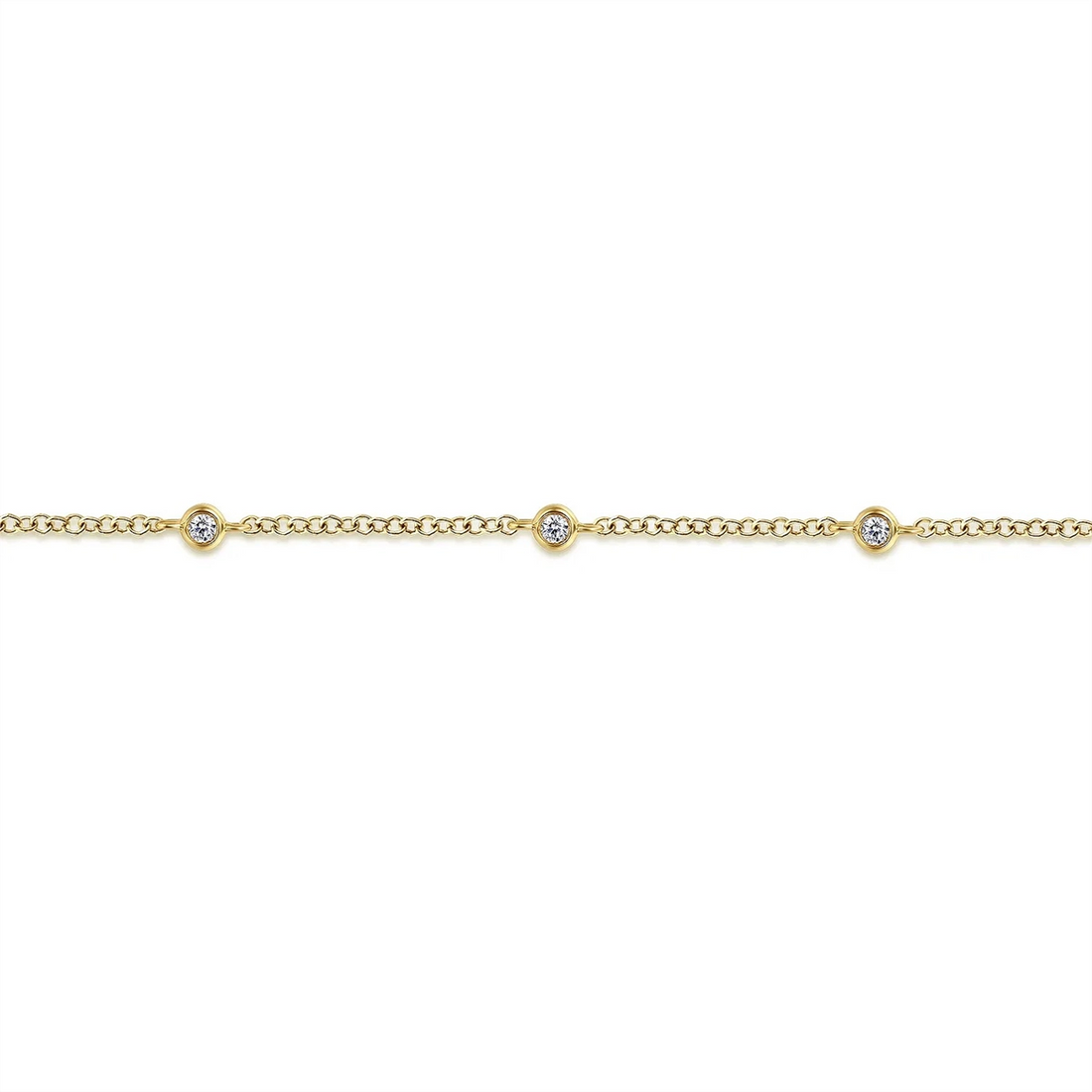 Gabriel & Co Bracelets in Yellow Gold containing Diamond TB4354Y45JJ