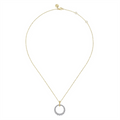 Gabriel & Co Necklaces in Mixed Metals containing Diamond NK7518M45JJ