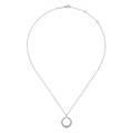Gabriel & Co Necklaces in White Gold containing Diamond NK6214W45JJ