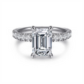 Gabriel & Co Engagement Rings in White Gold containing Diamond ER16572E8W44JJ