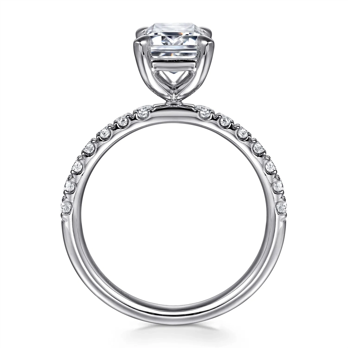 Gabriel & Co Engagement Rings in White Gold containing Diamond ER16572E8W44JJ