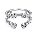 Gabriel & Co Wedding Rings in White Gold containing Diamond AN12552M-W44JJ