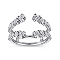 Gabriel & Co Wedding Rings in White Gold containing Diamond AN12552M-W44JJ
