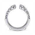 Gabriel & Co Wedding Rings in White Gold containing Diamond AN12552M-W44JJ