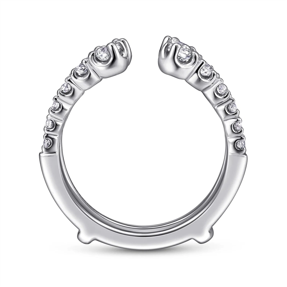 Gabriel & Co Wedding Rings in White Gold containing Diamond AN12552M-W44JJ