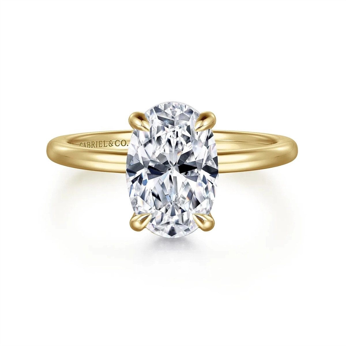Gabriel & Co Engagement Rings in Yellow Gold containing Diamond ER16061O8Y44JJ