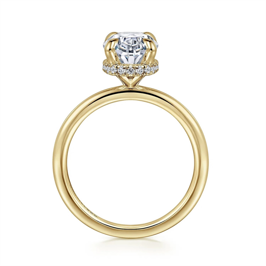 Gabriel & Co Engagement Rings in Yellow Gold containing Diamond ER16061O8Y44JJ