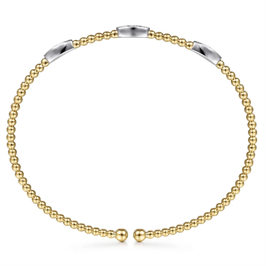 Gabriel & Co Bracelets in Mixed Metals containing Diamond BG4437-62M45JJ