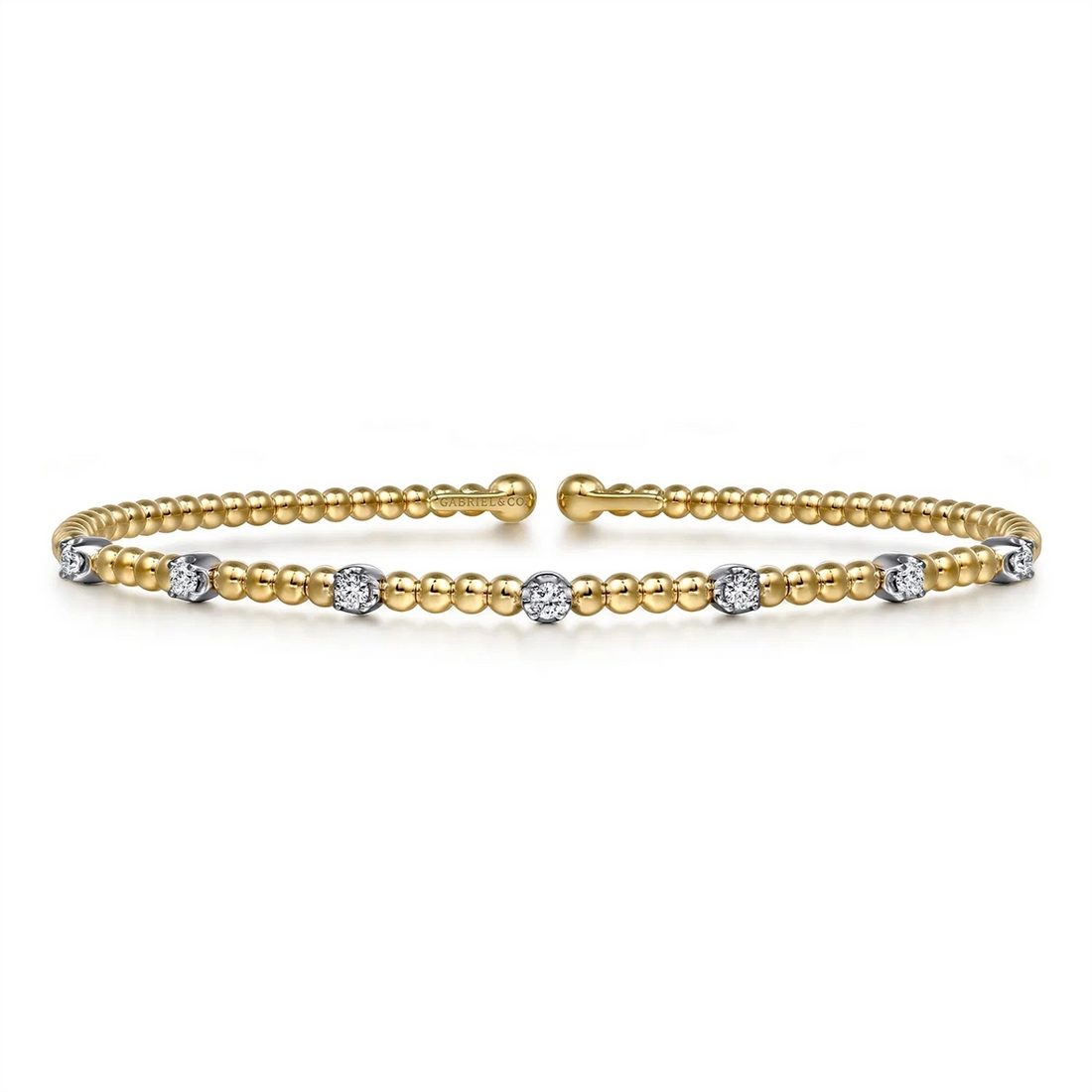 Gabriel & Co Bracelets in Mixed Metals containing Diamond BG4436-62M45JJ