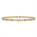 Gabriel & Co Bracelets in Mixed Metals containing Diamond BG4436-62M45JJ