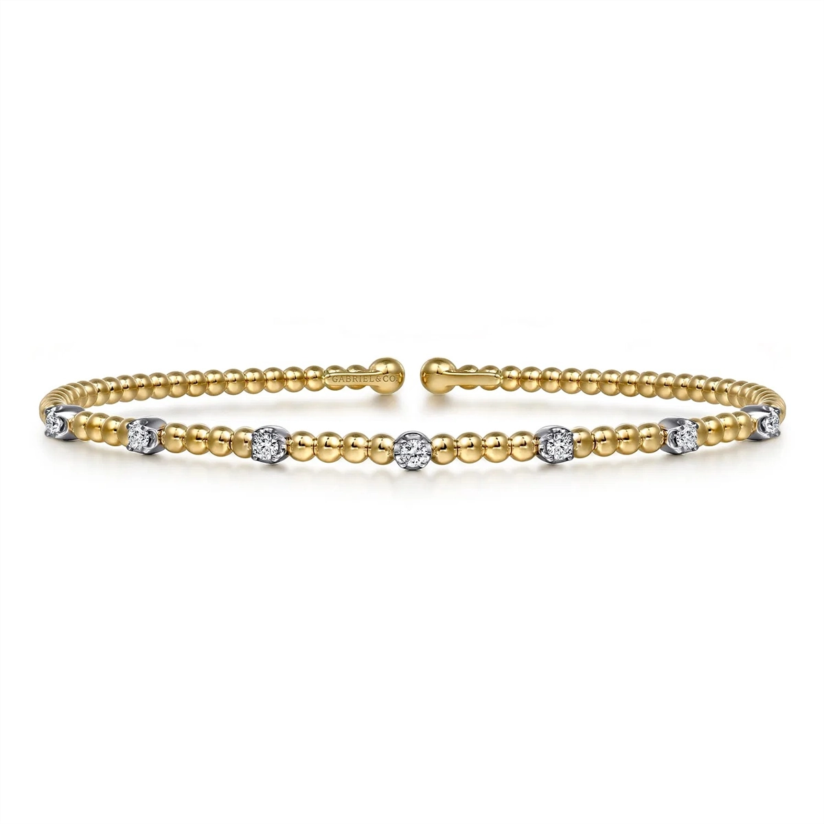 Gabriel & Co Bracelets in Mixed Metals containing Diamond BG4436-62M45JJ