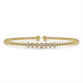 Gabriel & Co Bracelets in Yellow Gold containing Diamond BG4116-62Y45JJ