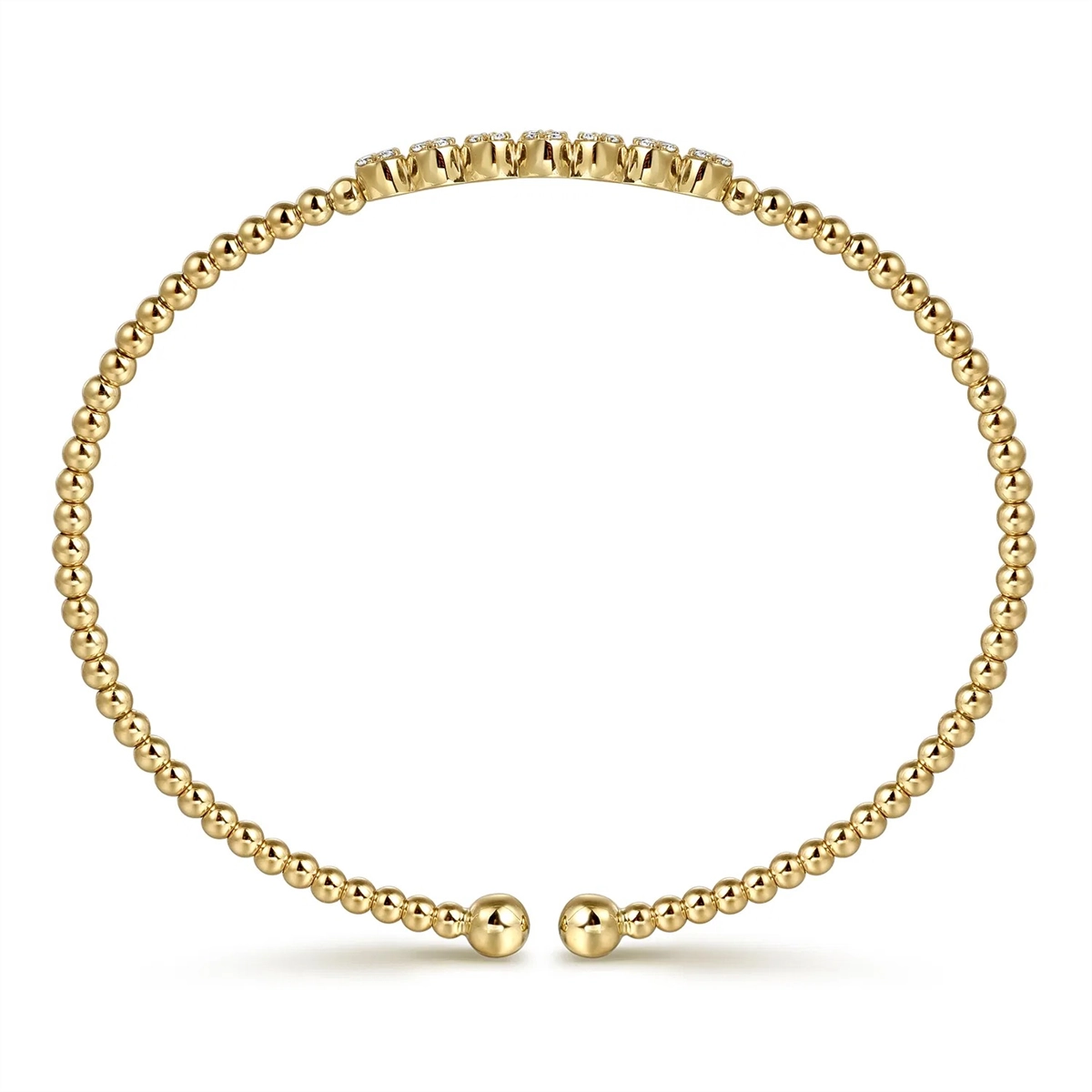 Gabriel & Co Bracelets in Yellow Gold containing Diamond BG4116-62Y45JJ