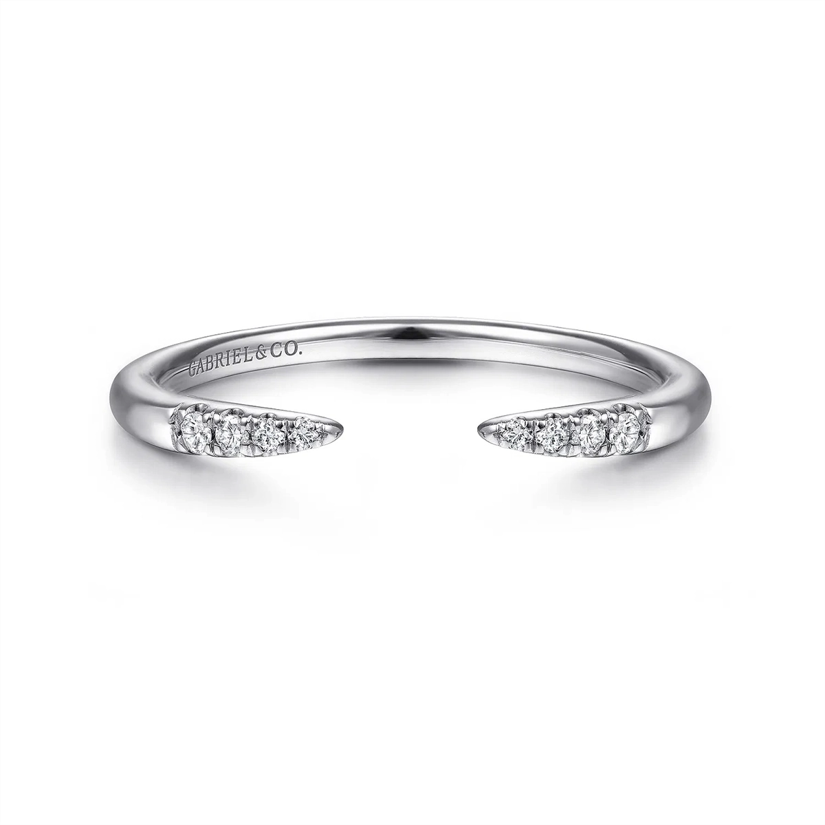 Gabriel & Co Wedding Rings in White Gold containing Diamond LR51177W45JJ