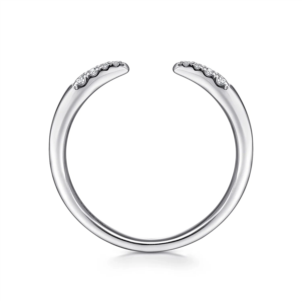 Gabriel & Co Wedding Rings in White Gold containing Diamond LR51177W45JJ