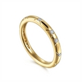 Gabriel & Co Wedding Rings in Yellow Gold containing Diamond LR4877Y45JJ