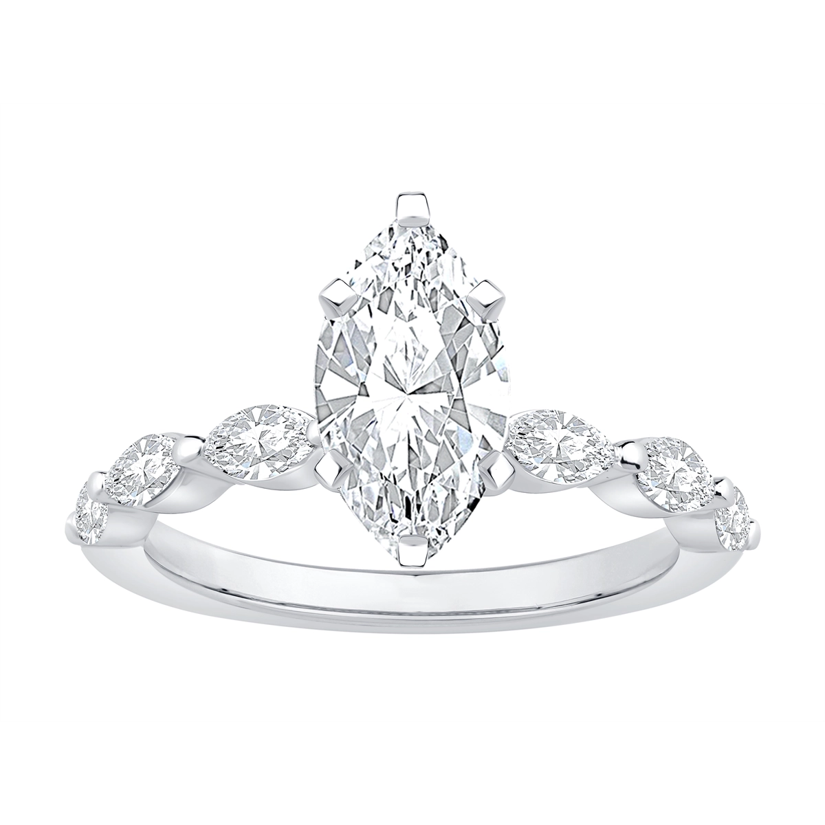 Engagement Collections Engagement Rings in White Gold containing Diamond 461014
