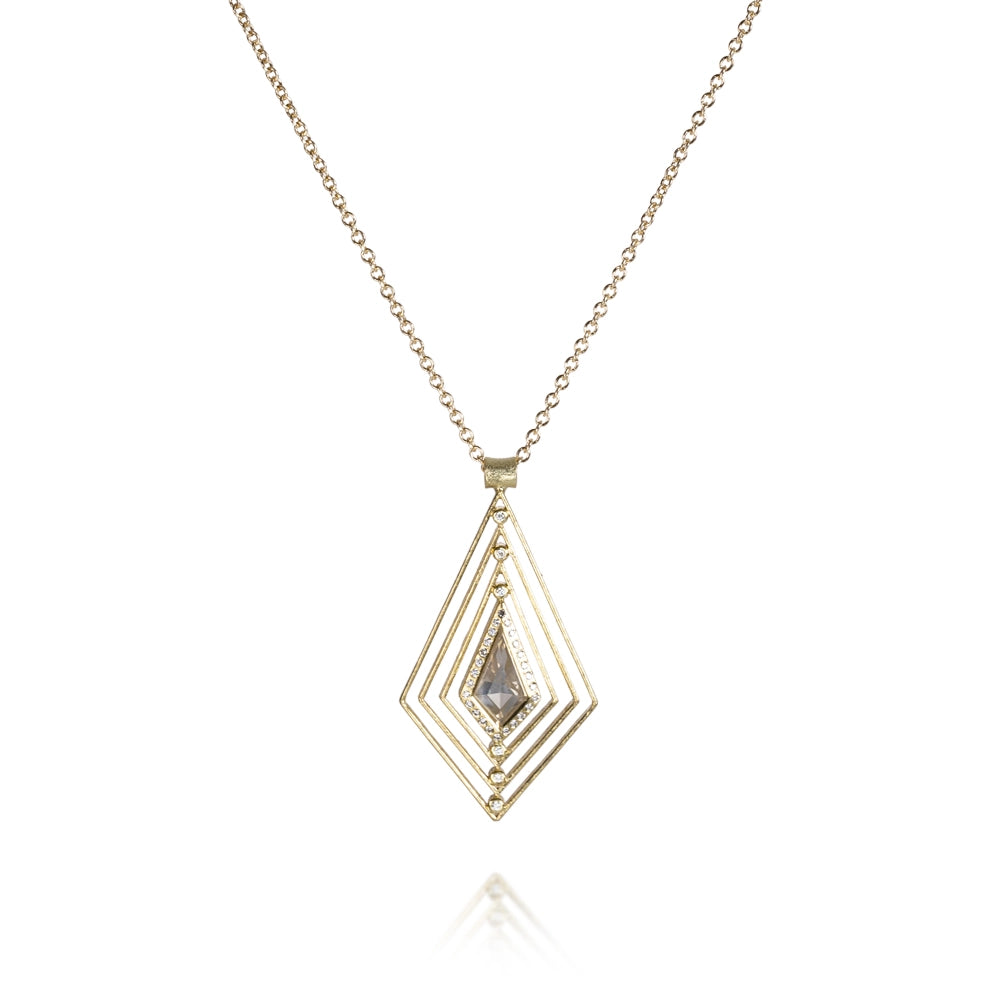 Todd Reed Necklaces in Yellow Gold containing Diamond TRDN770-4-SM-1