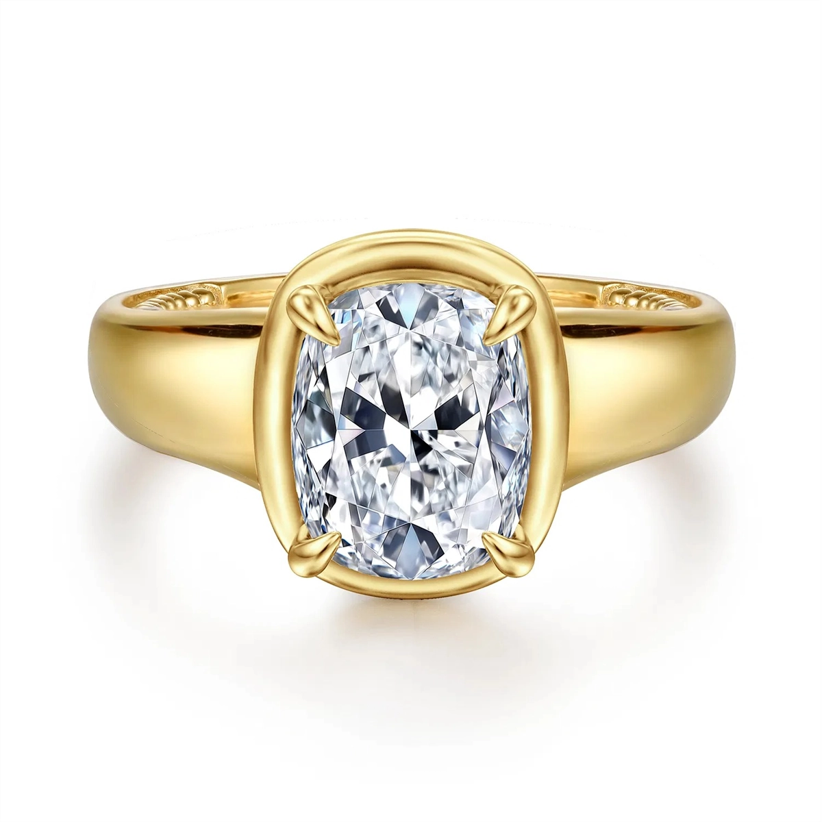 Gabriel & Co Engagement Rings in Yellow Gold containing Diamond ER16697G20Y44JJ