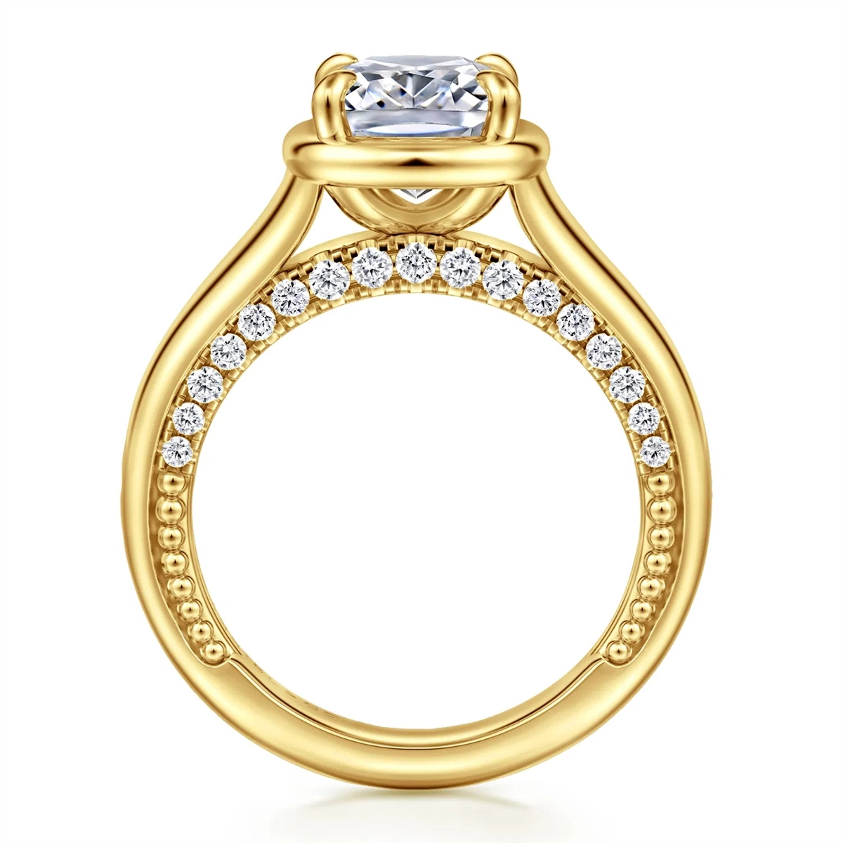Gabriel & Co Engagement Rings in Yellow Gold containing Diamond ER16697G20Y44JJ