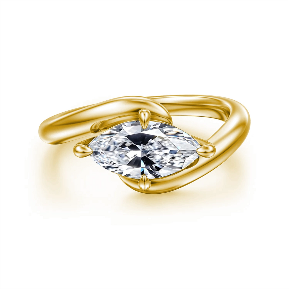 Gabriel & Co Engagement Rings in Yellow Gold ER16873M5Y4JJJ