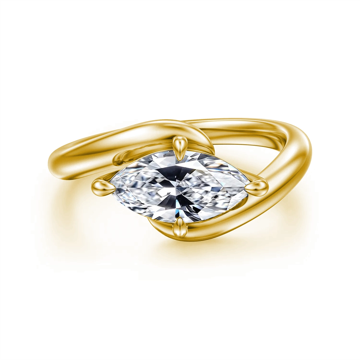 Gabriel & Co Engagement Rings in Yellow Gold ER16873M5Y4JJJ