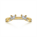 Gabriel & Co Wedding Rings in Yellow Gold containing Diamond AN16805Y44JJ
