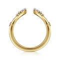Gabriel & Co Wedding Rings in Yellow Gold containing Diamond AN16805Y44JJ