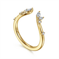 Gabriel & Co Wedding Rings in Yellow Gold containing Diamond AN16805Y44JJ