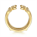 Gabriel & Co Wedding Rings in Yellow Gold containing Diamond AN16946M-Y44JJ