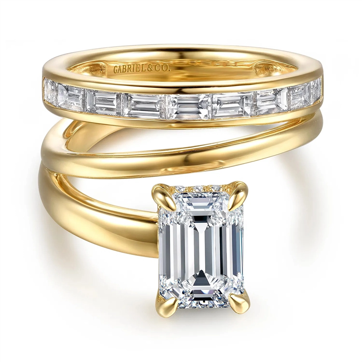 Gabriel & Co Engagement Rings in Yellow Gold containing Diamond ER16953E8Y44JJ
