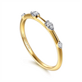 Gabriel & Co Wedding Rings in Yellow Gold containing Diamond LR53068Y45JJ