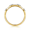 Gabriel & Co Wedding Rings in Yellow Gold containing Diamond LR53068Y45JJ