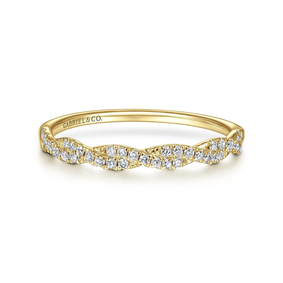 Gabriel & Co Rings in Yellow Gold containing Diamond LR52078Y45JJ