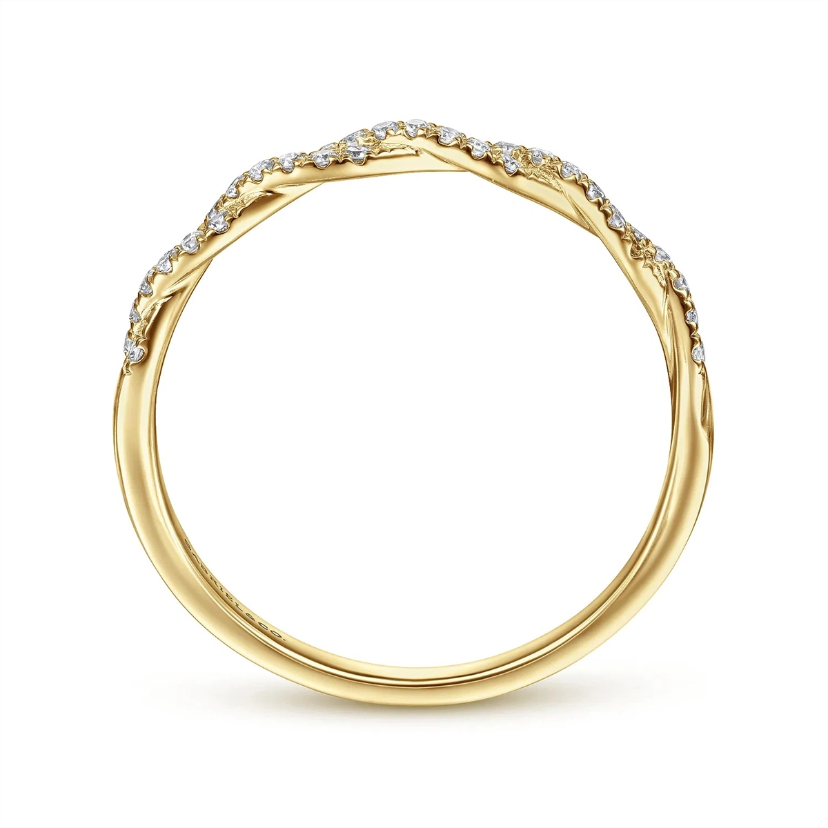 Gabriel & Co Rings in Yellow Gold containing Diamond LR52078Y45JJ