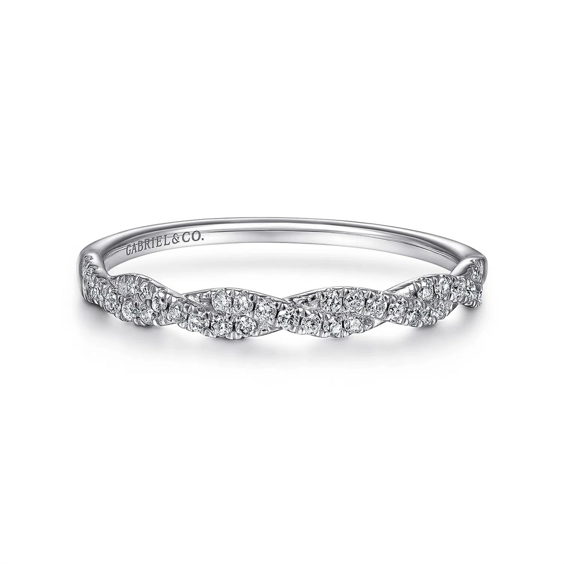 Gabriel & Co Rings in White Gold containing Diamond LR52078W45JJ