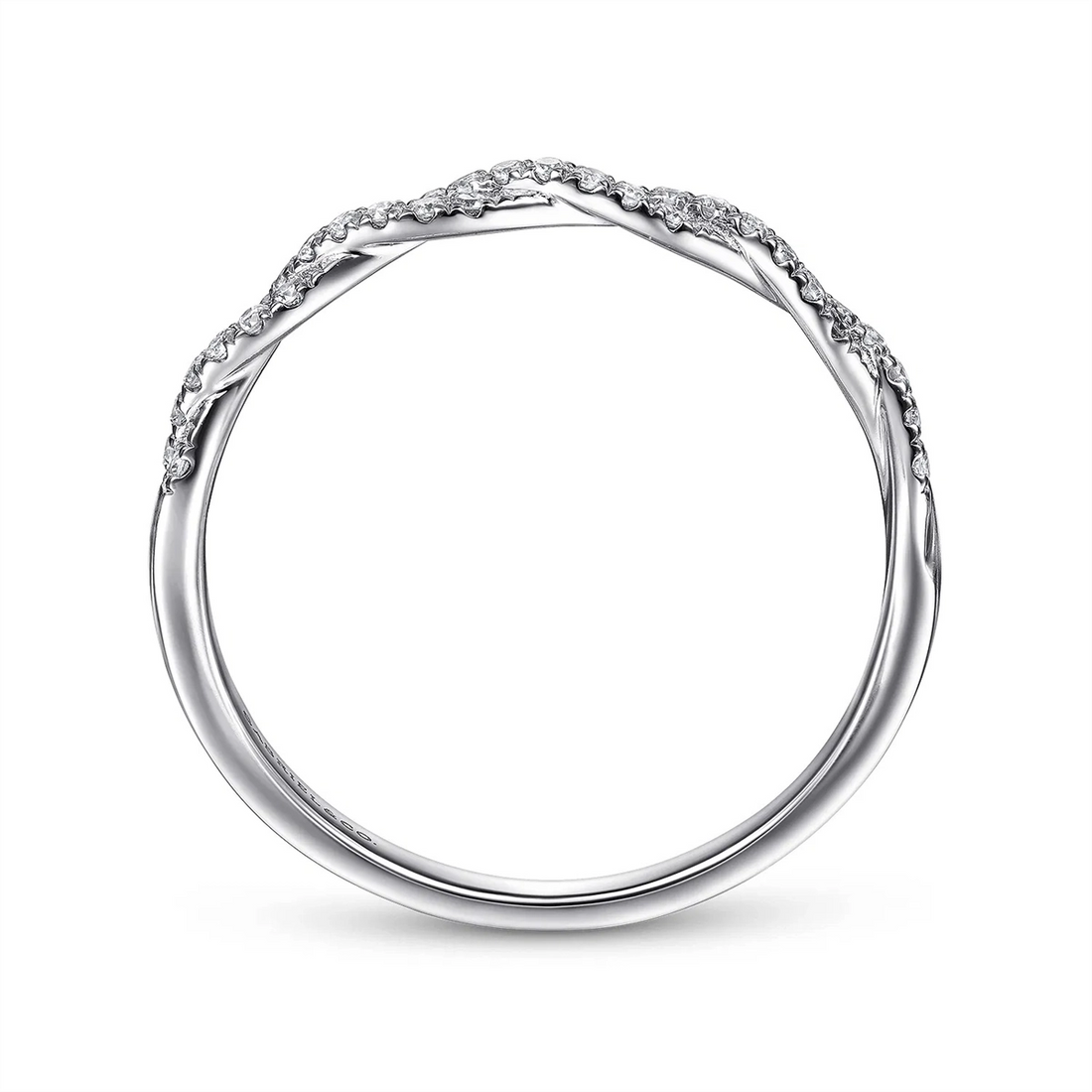 Gabriel & Co Rings in White Gold containing Diamond LR52078W45JJ